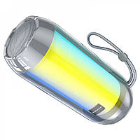 Колонка Bluetooth Borofone BR25 Crazy sound colorful luminous Grey