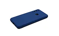 Чехол с защитой камеры Huawei Y6P Full Silicone Cover (Синий)