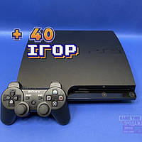 Playstation 3 Slim 500gb +40 ігор Пріставка ПС3 1 Джойстик