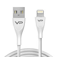 Кабель usb Lightning 2.4A (1m) Veron SL08 Silicon White