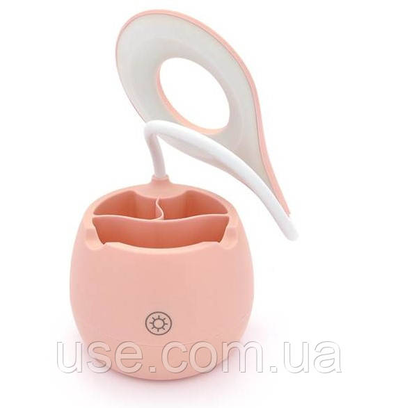 Гнучка настільна лампа, нічник, 300mAh, зелений