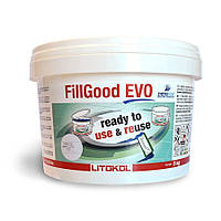 Полиуретановая затирка Litokol FILLGOOD EVO С.125 серый цемент 5 кг FGEVOGCM0005