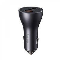 АЗУ Car Charger | 65W | 1U | 2C Baseus (CGJP0100) Golden Contactor Pro Triple Fast Charger Dark Gray от