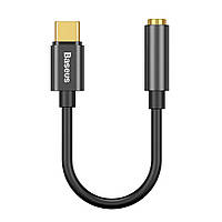 Адаптер Adapter USB type C To 3.5mm Baseus (CATL54-01) L54 Black