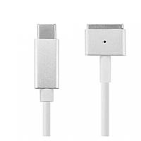 Кабель зарядный для ноутбука USB Type-C to MagSafe2 2m Цвет Серый