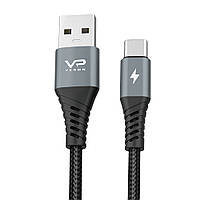 Кабель usb Veron CV09 Type C Braided usb cable 1m.