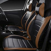 Чехлы на сиденье Ford Focus 3 модельные, НЕО Х, с экокожи аригона