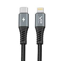 Кабель usb Veron CL09 Type C to Lightning usb cable 1m. 20W