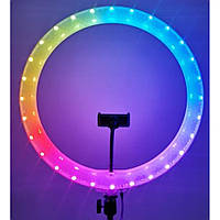 Лампа Кольцевая LED 36 cm 14" | 120 Lights | 24 RGB | 3D-36