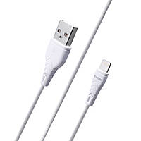 Кабель usb Yoobao C4 Lightning cable 2.4A 1m White