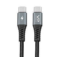 Кабель usb Veron C09s Type C to Type C usb cable 25 cm. 20W