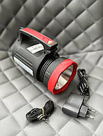 Прожектор-фонарь со встроенным аккумулятором и повер банком Luxury YJ-2886 5W+20 SMD LED переносной для похода