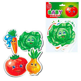 Бебі пазли Vladi Toys «Овочі» (Укр) (VT1106-76)