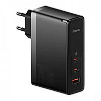 СЗУ Home Charger | 140W | GaN5 | 1U | 2C | C to C Cable (1m) Baseus (CCGP1002) Pro Fast Charger Black от