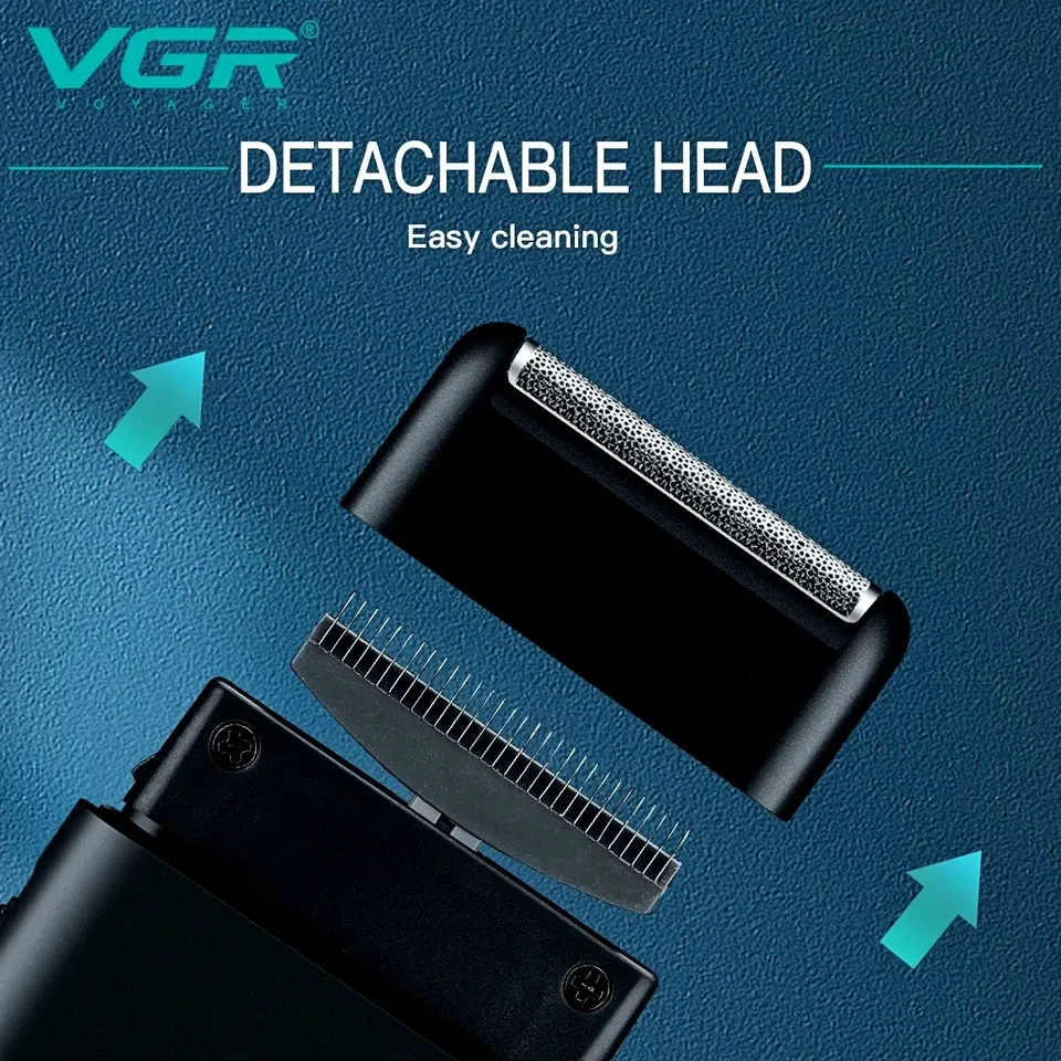 "VGR Men's Shaver Olive V-390: Гладкое бритье с идеальным комфортом" - фото 4 - id-p1940787368