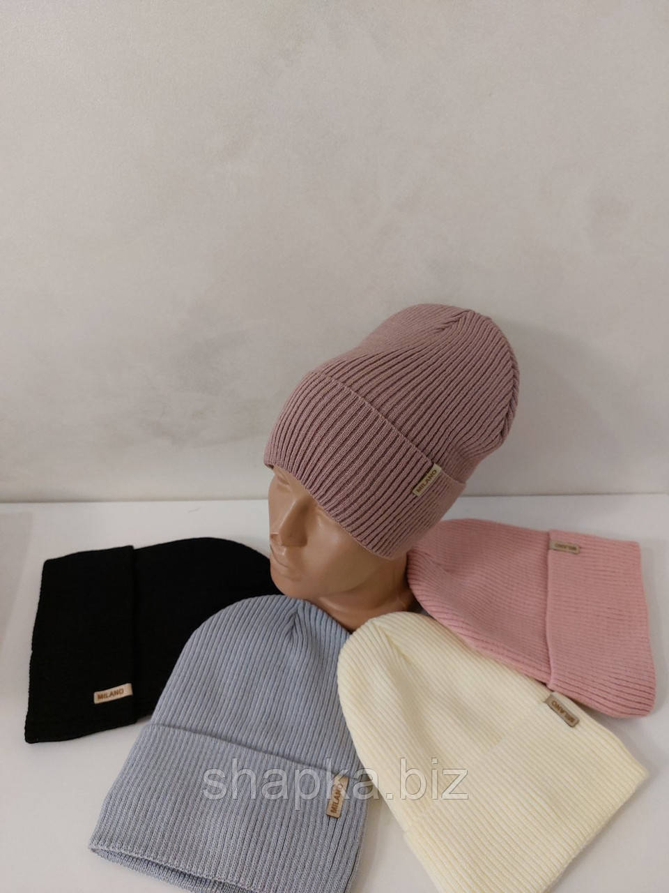 Шапка для підлітків на флісі., фото 1