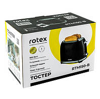 Тостер ROTEX RTM150-B (Мічність 850 W. 7 ступенів обсмажування. Режим розморожування. Знімний піддон), фото 5