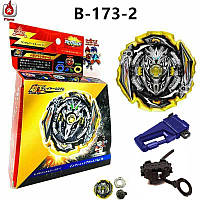 Beyblade В-173-02 Infinite Achilles 7 Loop Волчок Инфинити Ахиллес темный В173-02 с запуском