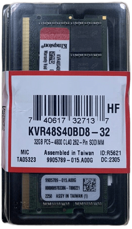 Оперативная память Kingston 32 GB SO-DIMM DDR5 4800 MHz (KVR48S40BD8-32) - фото 3 - id-p1940758510