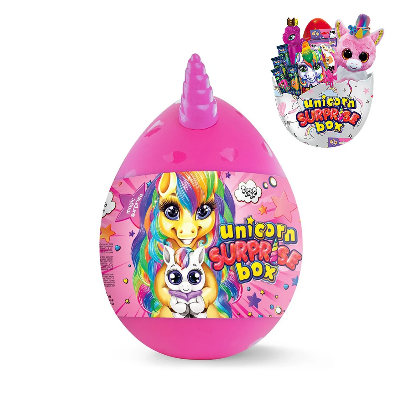 Яйце-сюрприз "Поні" h=30 cm, Unicorn WOW Box, більше 15 предметів!