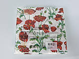 Серветка (ЗхЗЗ, 16 шт.) La Fleur Полотно з маків (107) (1 пачка), фото 2
