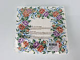 Двошарова квіткова серветка (ЗЗХЗЗ, 16 шт.) La Fleur Квітковий вінок (1313) (1 пачка), фото 2