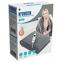 Одеяло с подогревом для детей 180x130 см Grey Безопасное электро одеяло N'Oveen (Электрическое одеяло)