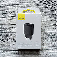 Зарядное устройство Baseus Compact Quick Charger U+C 20W CCCP20UE CCXJ-B01 черный