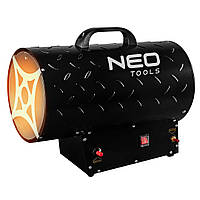 Neo Tools Тепловая пушка газовая, 30кВт, 300м кв., 1000м куб./ч, чёрный Baumar - Время Экономить