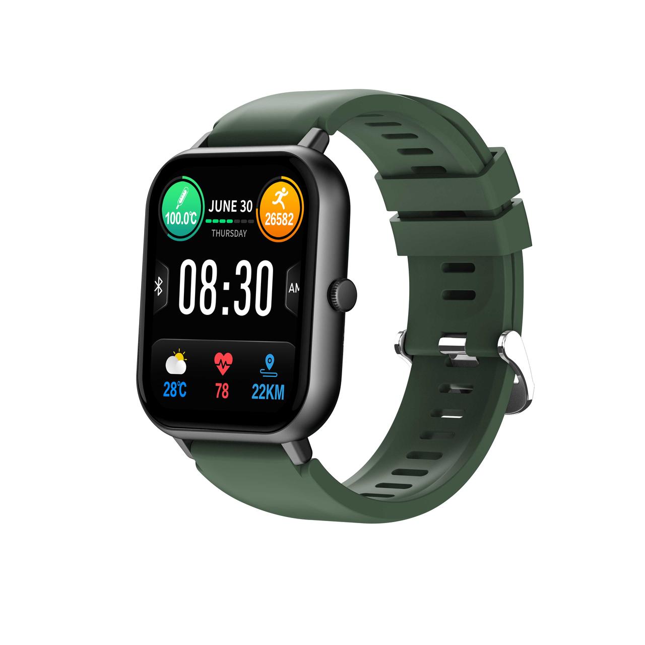 Розумний годинник Smart Watch 4you JOY (1.83' TFT, Дзвінки, Метал, app Da Fit) Military, фото 1