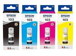 4x чорнила EPSON 103 ECOTANK L3211 L3250 L3251 L3256
