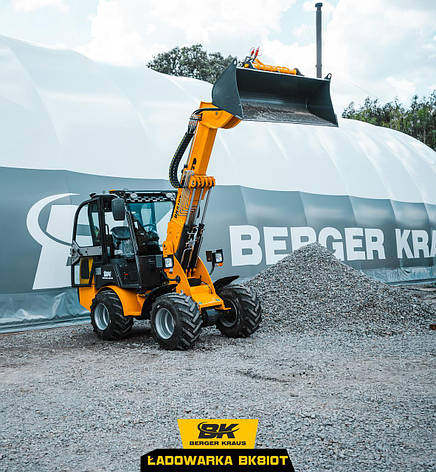 Фронтальний навантажувач з кабіною Berger Kraus BK810T двигун Perkins Euro 5, фото 2