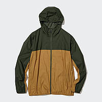 Парка Uniqlo легкая куртка ветровка с капюшоном оригинал