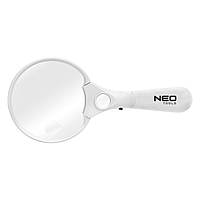 Neo Tools Лупа, 3 степени увеличения, LED подсветка Baumar - Время Экономить