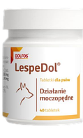 Леспедол Долфос витаминная добавка для правильного функционирования мочевыводящих путей у собак, 40 таблеток