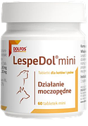 Леспедол Міні Lespedol mini Dolfos вітамінна добавка при лікуванні сечовивідних шляхів собак та дрібних собак, 60 міні таблеток