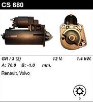 Стартер на RENAULT Laguna, Safrane II, VOLVO 850, C70, S40 I, S60, S70, V40, V70, XC90, XC70, 0001107076