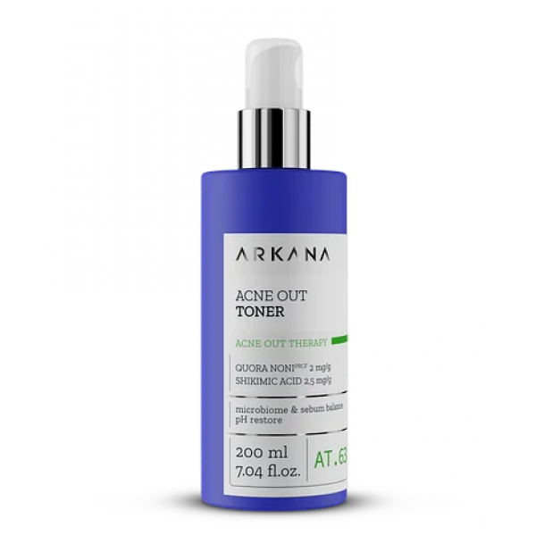 Очищуючий тонік для жирної шкіри Acne Out Toner Arkana