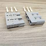 Конектор, роз'єм Леонардо триконтактний 600 вольтів 50 ампер комплект 2 шт., фото 3