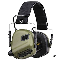 Активні стрілецькі навушники Earmor M31 Хакі, Тактичні навушники для стрільби шумоподавляючі