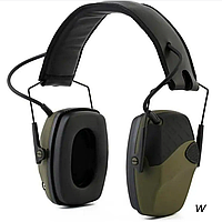 Активні стрілецькі навушники Perfect Impact Хакі, Тактичні навушники для стрільби шумоподавляючі