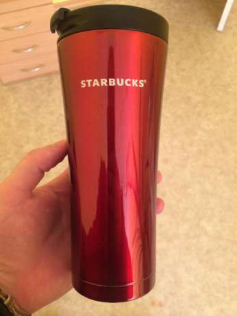 Термокухоль Starbucks червоний