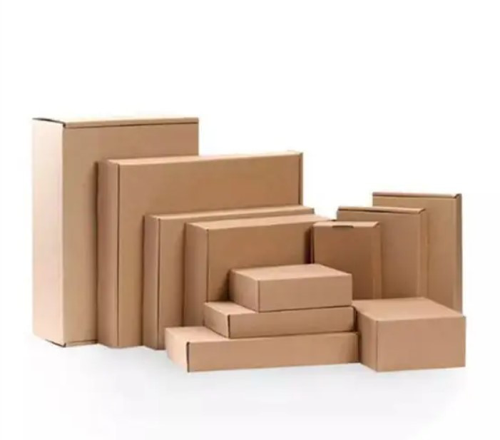 Подарочная картонная самосборная коробка 22х20х7 см коричневая упаковки подарков одежды - фото 7 - id-p1940876789