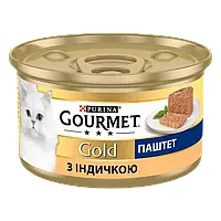 Purina Gourmet Gold Паштет Индейка 85 г консерва для котов Пурина Гурме Голд Паштет влажный корм