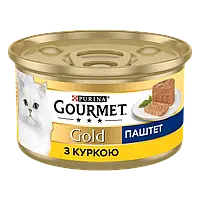 Purina Gourmet Gold Паштет Курица 85 г консерва для котов Пурина Гурме Голд Паштет влажный корм с Курицей