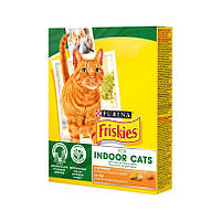 Сухой корм для котов Purina Friskies Indoor Cats с курицей и садовой травой 270 г (129376-12)