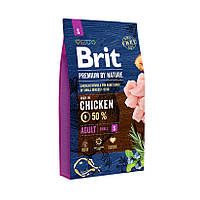 Brit Premium By Nature Adult Small S Chicken 8 кг сухой корм для собак (121409-21) BE