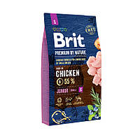 Brit Premium By Nature Junior Small S Chicken 3 кг сухой корм для собак (122884-21) BE