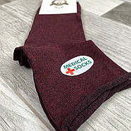 Шкарпетки жіночі медичні без гумки демісезонні бавовна V.I.P. Women, розмір 36-41, асорті, 08500, фото 3