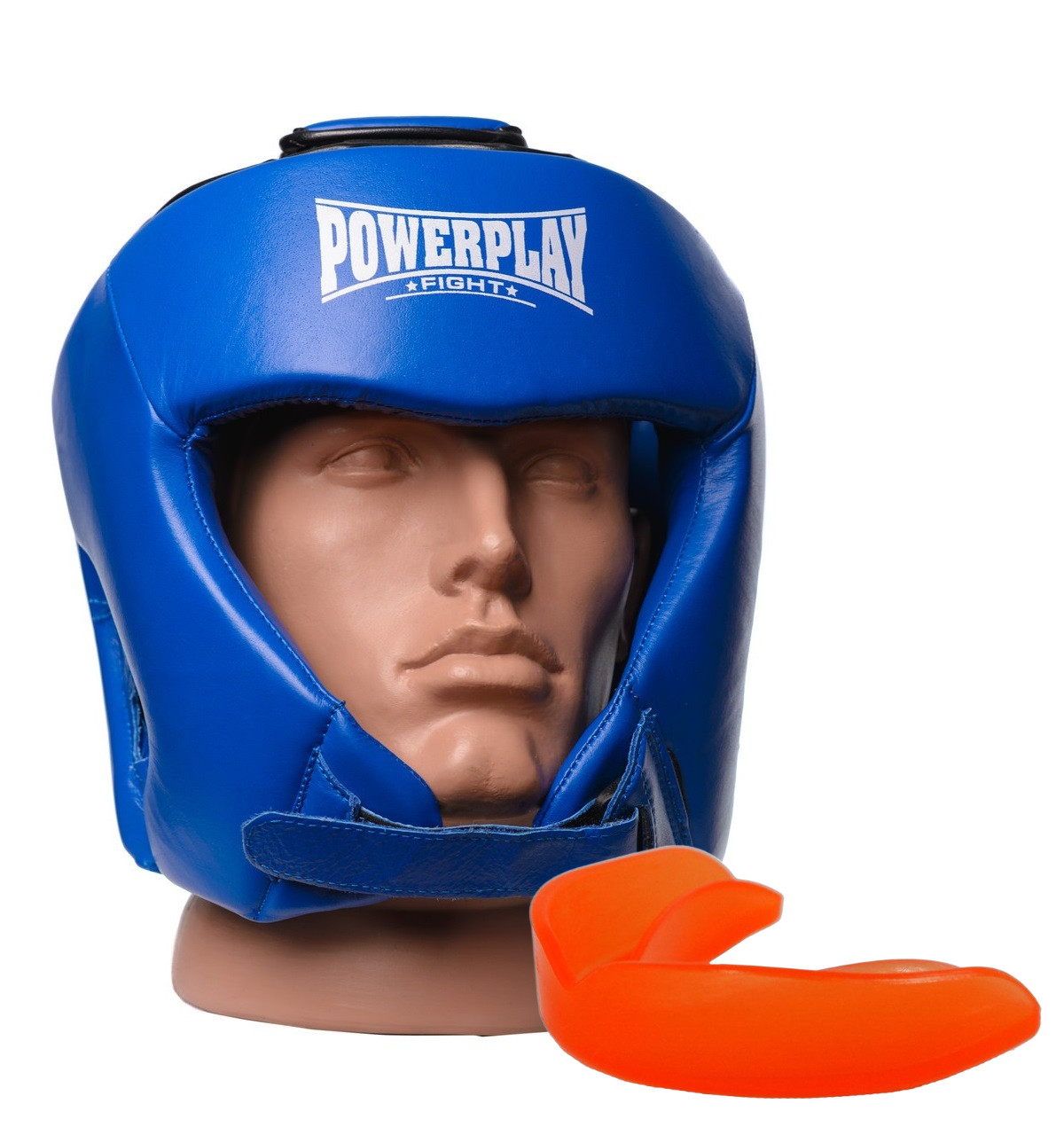 Боксерський шолом турнірний PowerPlay 3049 Синій M